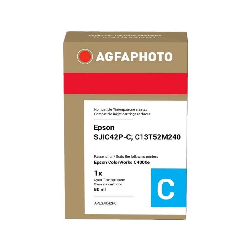 Agfa Photo APESJIC42PC ciano Cartuccia d'inchiostro