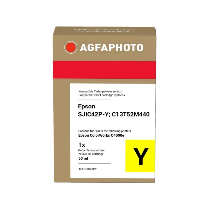 Agfa Photo APESJIC42PY giallo Cartuccia d'inchiostro
