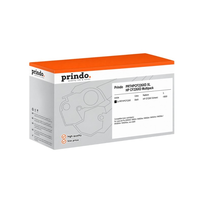 Prindo Classic XL Multipack nero (PRTHPCF226XD)