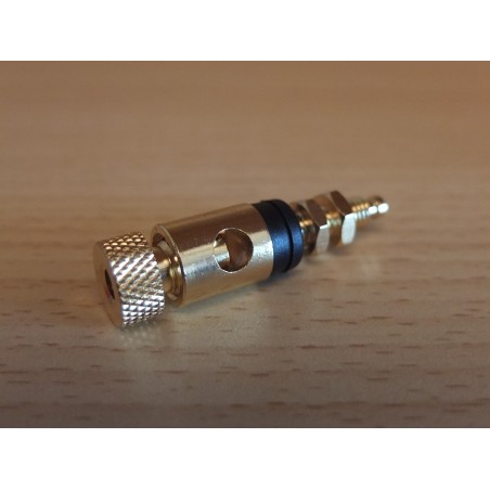 Binding post, BLACK, for 4mm bananas