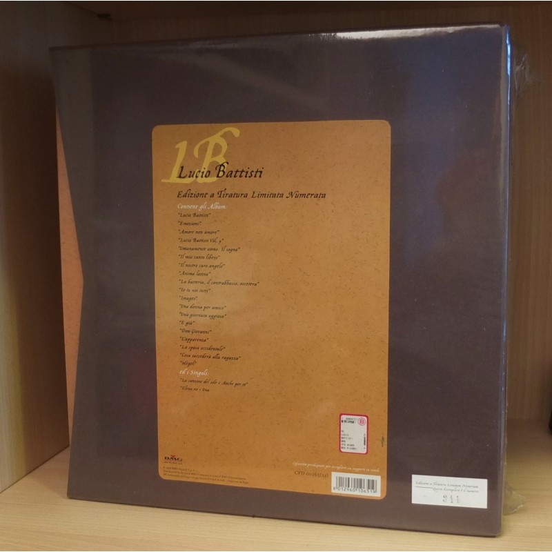 Lucio Battisti, numbered limited edition LPs box