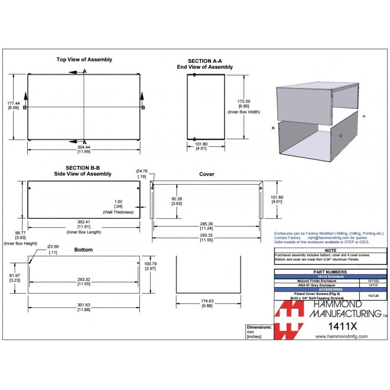 Hammond 1411XU