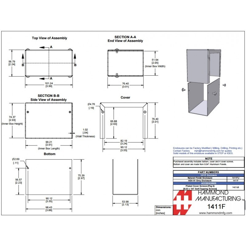 Hammond 1411F