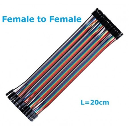 Piattina Dupont da 40 fili femmina/femmina